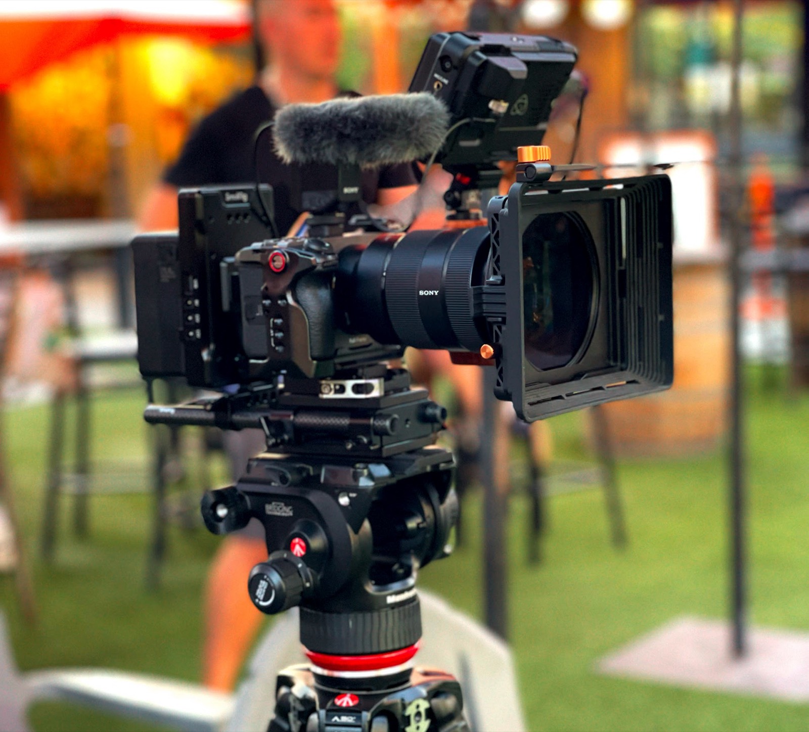 Sony cinema camera rig on set — Phoenix video production by Timothy Fox